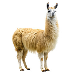 Obraz premium close up of a white alpaca