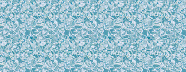 The design showcases a complex arrangement of soft blue shades and delicate textures, creating a visually captivating abstract pattern that evokes calmness and serenity