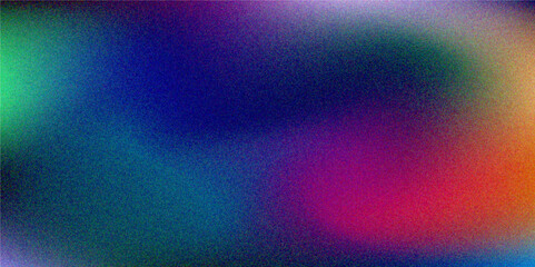 Green pink blue gradient grainy noise texture background. Design for texture, poster, banner, wallpaper, header cover backdrop	
