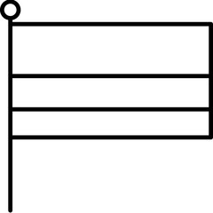 Colombia - icon - Black Outline - illustration