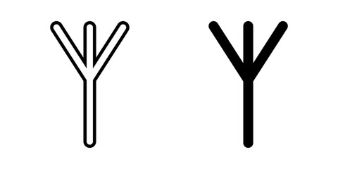 Industrial antenna icon simple vector. Electric circuit. Central computer