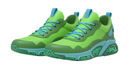 Green Athletic Shoes for Sports Enthusiasts