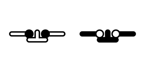 Industrial switch icon simple vector. Electric circuit. Central computer