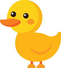 Cute Duck Vector Illustration