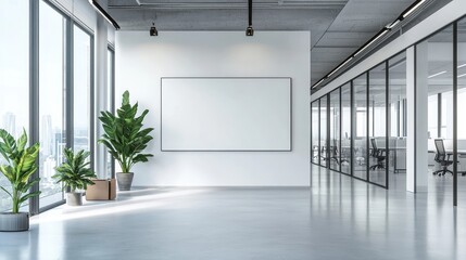 Sleek Minimalist Office Interior Design