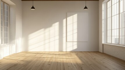 Fototapeta premium Bright and Airy Startup Office Interior Design