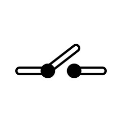Industrial switch icon simple vector. Electric circuit. Central computer