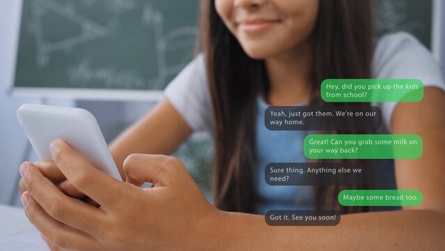 Messaging App Modern Text chat Bubble Messages