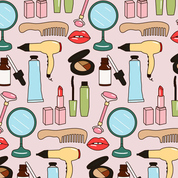 Colorful Beauty Pattern Background Illustration