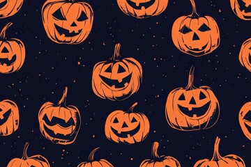 Spooky Halloween Jack-o'-lanterns