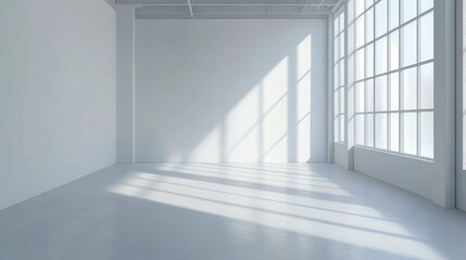 Obraz premium Spacious Empty Office with Modern Design Elements