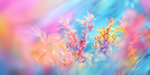 Vibrant, pastel, soft, dreamy, ethereal, and beautiful floral background. Backdrop for cosmetics, spa, perfume, beauty salon, florist shop, invitation, gift cards