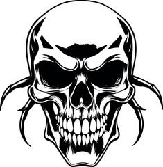 Modern Head Vector Illustration Head Vector Design