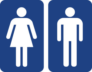 Restroom door pictograms. Woman and man public toilet image signs, female and male hygiene washrooms symbols, black ladies and gentlemen wc restroom ui