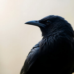 Beautiful small bird isolated on white background