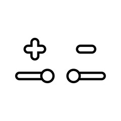 Obraz premium Industrial dc supply icon simple vector. Electric circuit. Central computer