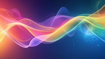 Abstract colorful flowing lines background