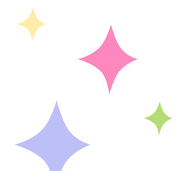 Fototapeta premium A vector illustration of sparkling star effects, perfect for decoration, magical themes, luxury designs, and festive projects. This EPS file can be used for backgrounds, greeting cards, Ramadan design