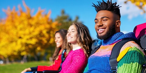 photo of diverse students accessbility --ar 2:1 --profile se3frcr --v 6.1 Job ID: 0c9dc29e-6bab-4277-81a6-ee3337a6e75c