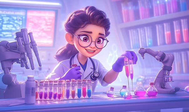 医学实验室里探索未知科学