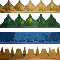 set of wood textures with christmas tree