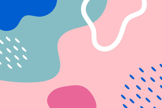 Abstract pattern background. Creative design of tendi colorful boho doodle. Vector illustration