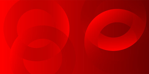 vibrant red abstract vector background featuring overlapping circular shapes with a gradient effect, creating a modern and dynamic design.
