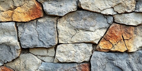 Fototapeta premium Rustic stone wall texture background (12)