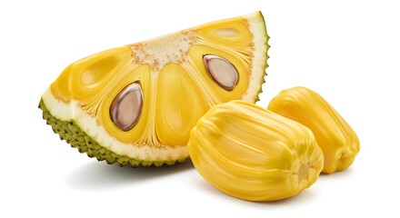 Fresh Jackfruit Segment with Seeds