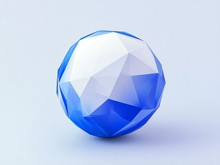 Blue Gemstone Sphere