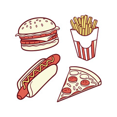 fast food icons