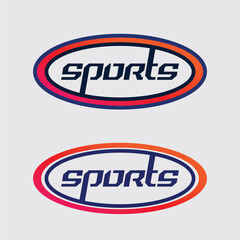 sport logo icon and and letter Sport  illustration graphic vector design