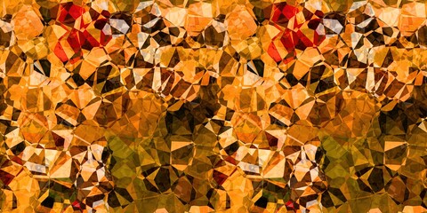 Modern masculine geometric border. Triangular shape seamless banner pattern. Fall color variegated ombre geo edging trim for textured paper design style. Art overlay graphic design wash tape effect. 