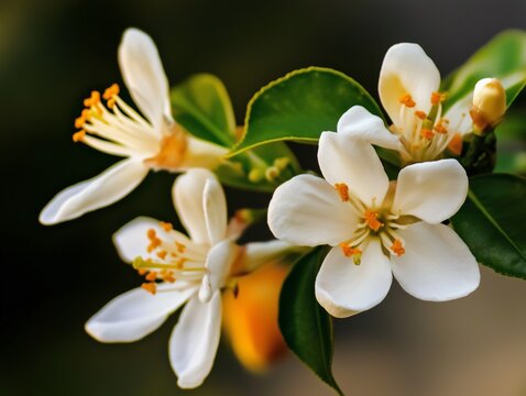 white flowers