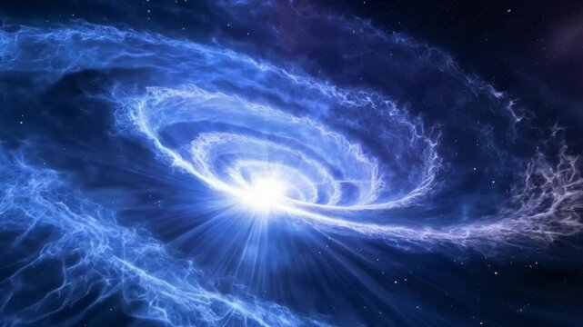 Spiral galaxy, mesmerizing, swirling motion, cosmic background
