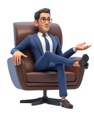 职场商务人士的笔记本舒适办公