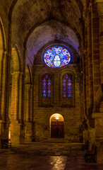 Fototapeta premium Nef de l'église de Notre Dame de Fontfroide