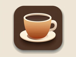 Obraz premium Coffee Cup Icon