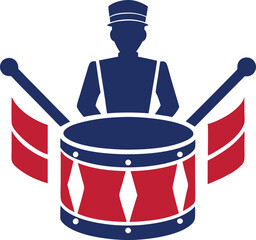 marching band drum icon