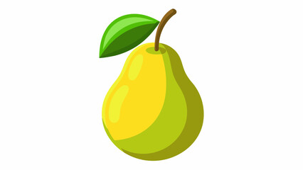 Pear on a White Background