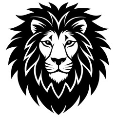 Obraz premium lion head vector