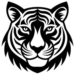 Obraz premium tiger head vector