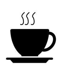 Tea icon filled with black