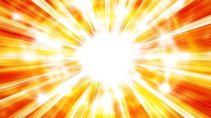 Obraz premium Abstract radiant burst of light emanating from the center space