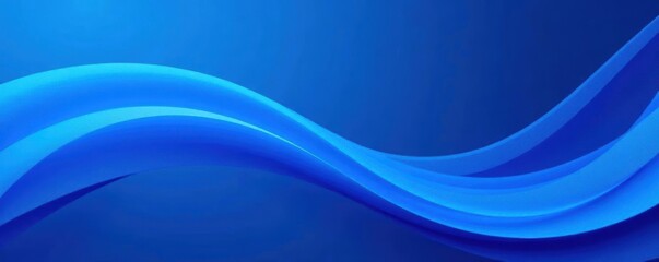 Abstract blue swoosh wave background, smooth flowing lines , liquid, wispy, wave background