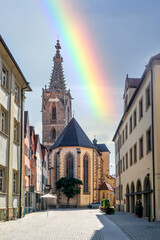 Naklejka premium Altstadt, Rottenburg am Neckar, Germany 