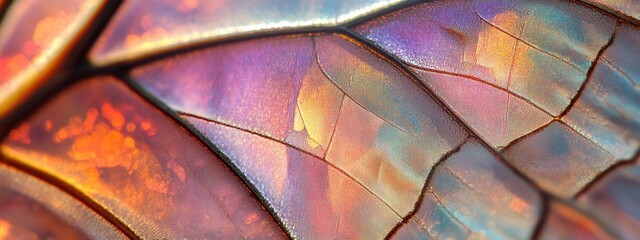 Vividly colored butterfly wings showcasing intricate textures and patterns under natural light during the day