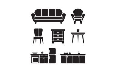 set of furniture