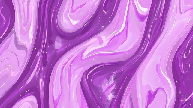 Purple Paint Swirls Abstract Art for Backgrounds