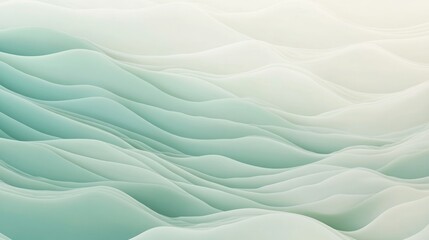 Subtle gradient waves abstract, serene and flowing background image